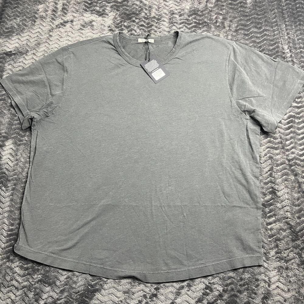 Buck Mason Coal Slub Short Curved Hem Tee Size 2XL short NWT
